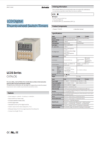 LE3S SERIES: LCD DIGITAL THUMB WHEEL SWITCH TIMERS